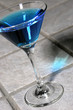 Blue Martini in a Glass