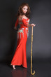 Belly Dancer with cane