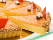 mandel pudding torte