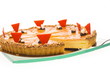 mandel pudding torte