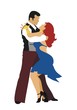 Man and woman dancing bolero Man and woman dancing bolero