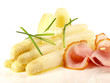 Spargel mit Schinken