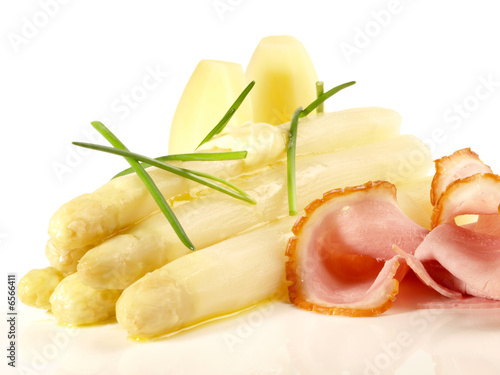 Foto: Spargel mit Schinken Spargel mit Schinken