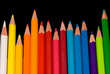 Coloured pencils heads