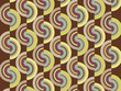 retro curve disc stripes (vector)