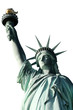 Statue of Liberty Top Half Portrait isolated Statue of Liberty Top Half Portrait isolated
