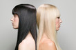 Two women back to back
