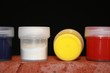 Jars with paint