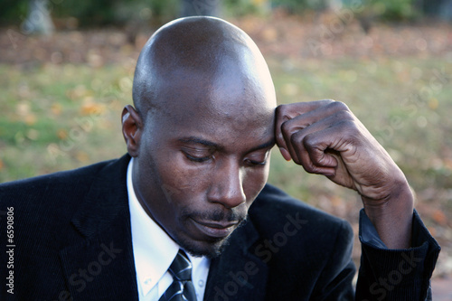 Photo: Businessman Thinking Businessman Thinking