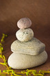 willow twigs and balancing stones