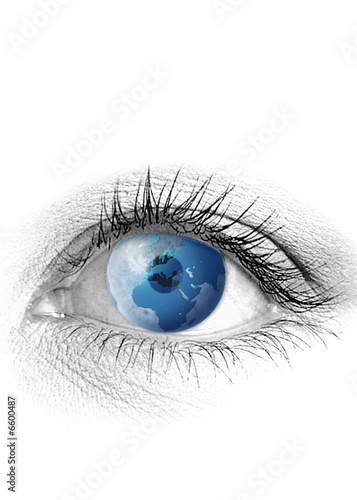 œil - regard - vision - terre