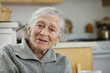 Portrait of a senior woman at home Portrait of a senior woman at home
