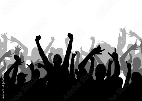 Silhouette of an Audience