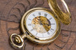 Gold pocket watch