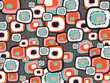 retro lava flower squares retro lava flower squares