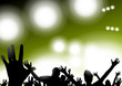 Happy people having fun at concert Happy people having fun at concert