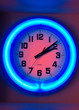 Pendule lumineuse bleue1
