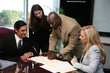 Business Team Signing Contract Business Team Signing Contract