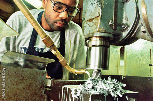 Engineer working