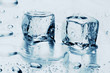 ice cubes on water