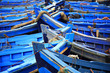Blue fishing boats Blue fishing boats