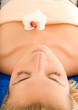 Beautiful young woman ready for spa treatment