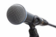 Microphone on stand