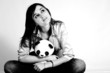 jeune fille sexy avec peluche