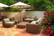 Patio of a villa Patio of a villa