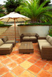 Patio of a villa Patio of a villa