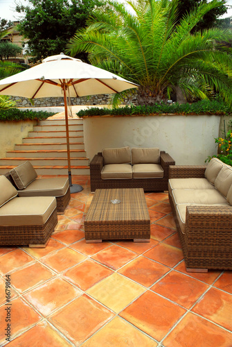 Photo: Patio of a villa Patio of a villa