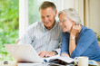 Couple looking on the internet