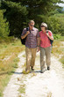 Couple walking in the country