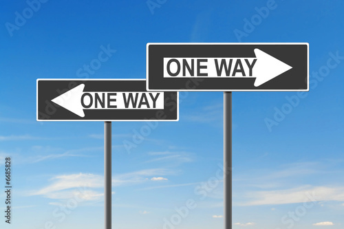 One way One way
