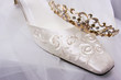 Bride's Shoe, Tiara and Veil Bride's Shoe, Tiara and Veil