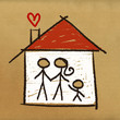 dessin maison famille