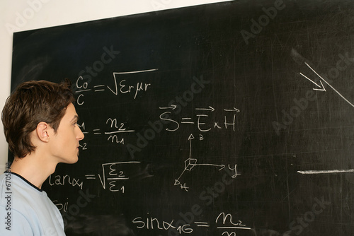 equation on blackboard