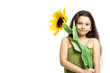 Young girl smiling