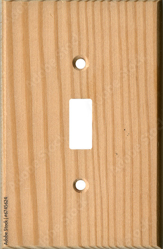 Photo: Fir Switchplate Fir Switchplate