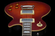Pick-up focus on a Les Paul guitar body Pick-up focus on a Les Paul guitar body