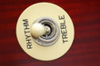 Switch focus on a Les Paul guitar body Switch focus on a Les Paul guitar body