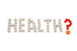 Tablet inscription "HEALTH?".