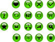 green buttons