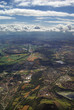 Urban landscape viewed from plane
