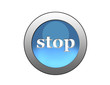 blaue Taste stoppen