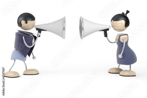 Illustration: Couple conflict Couple conflict
