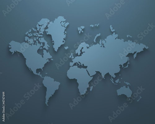 world map vector art. map vector art China world