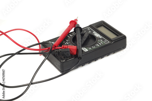 Photo: Digital voltmeter Digital voltmeter