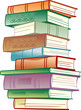  pile of books