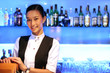 beauty bar or pub staff at work